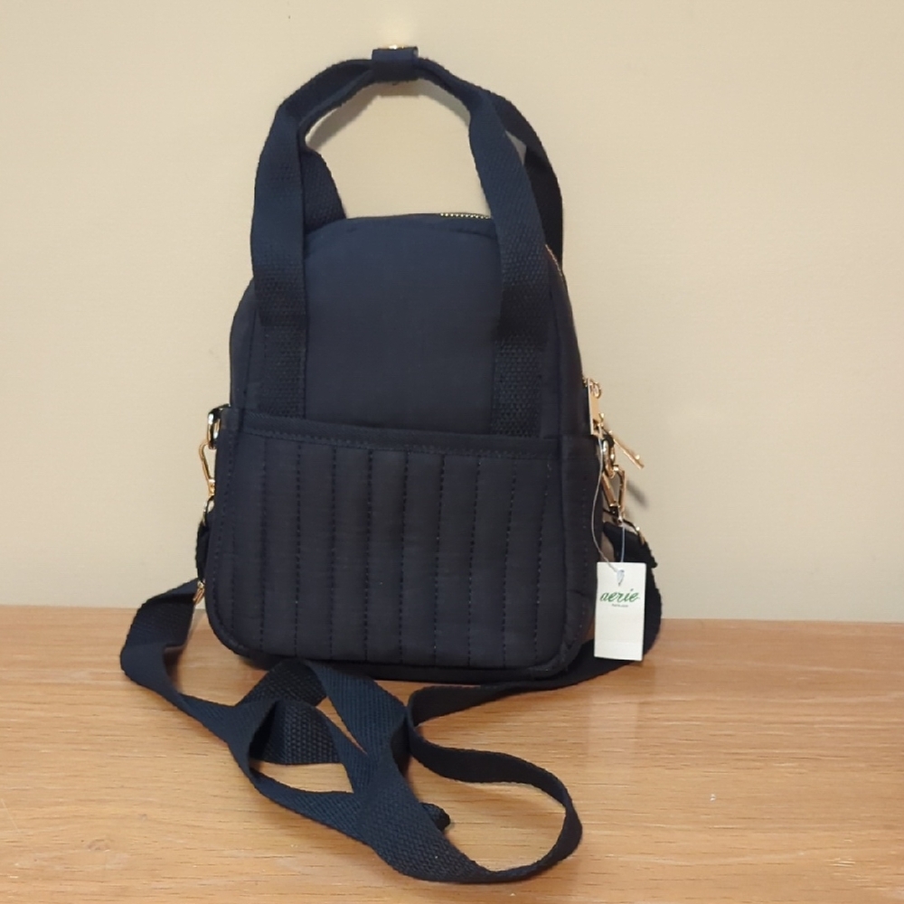 Aerie Black Quilted Women's Bag New With Tags